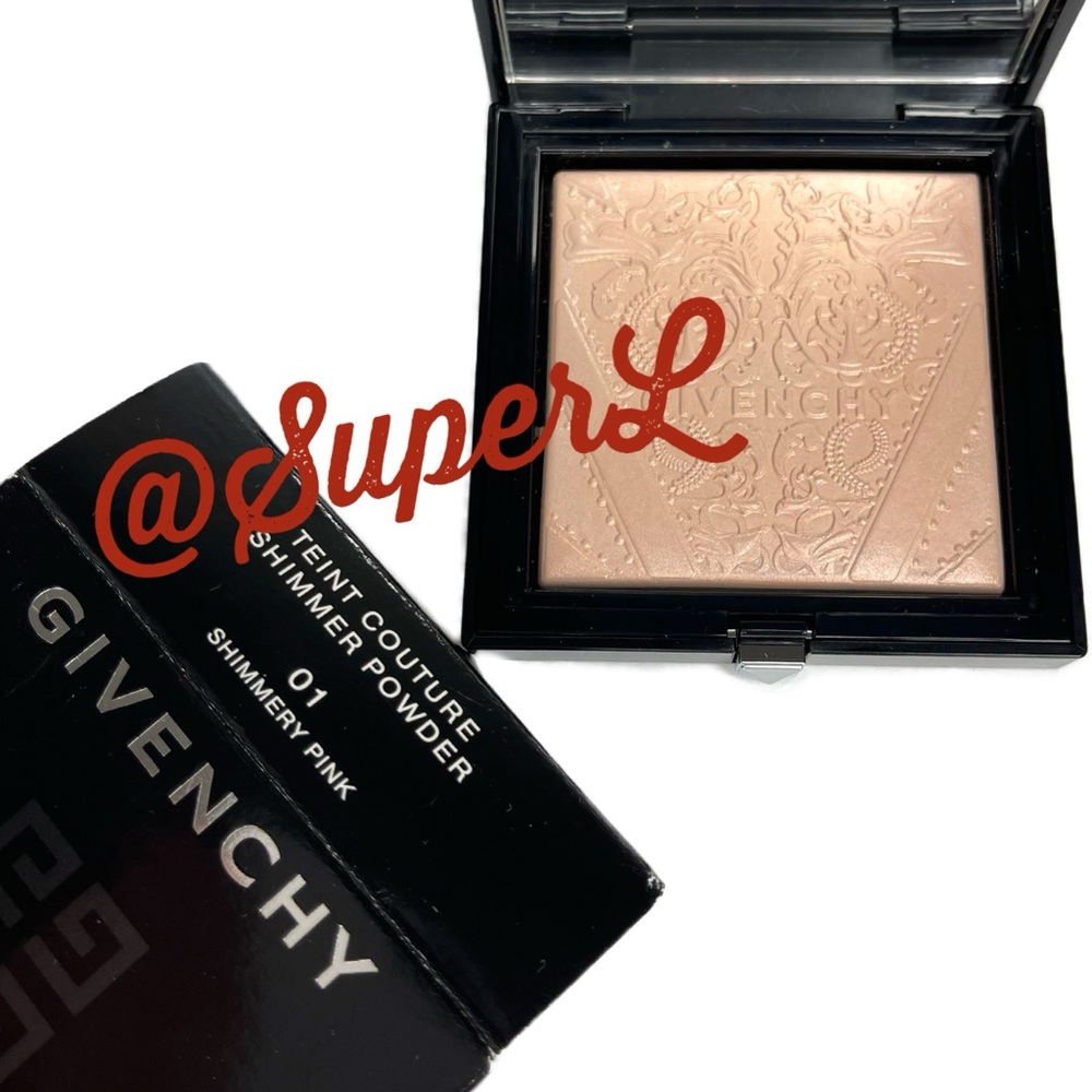 NEW Givenchy Teint Couture Shimmer Powder Face Highlighter Shimmery Pink - Picture 10 of 12